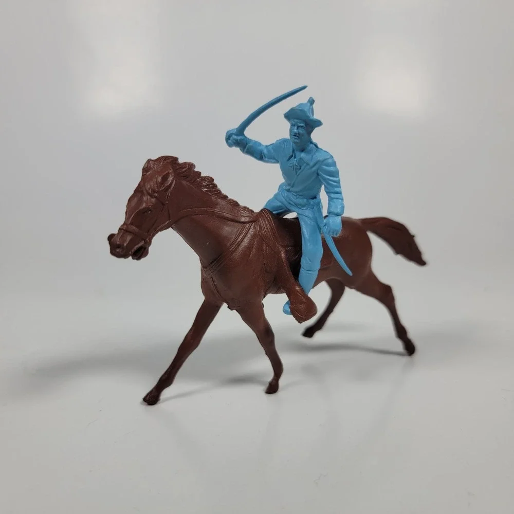 VINTAGE‎ MARX FORT APACHE PLAYSET Calvary & HORSE VINYL
